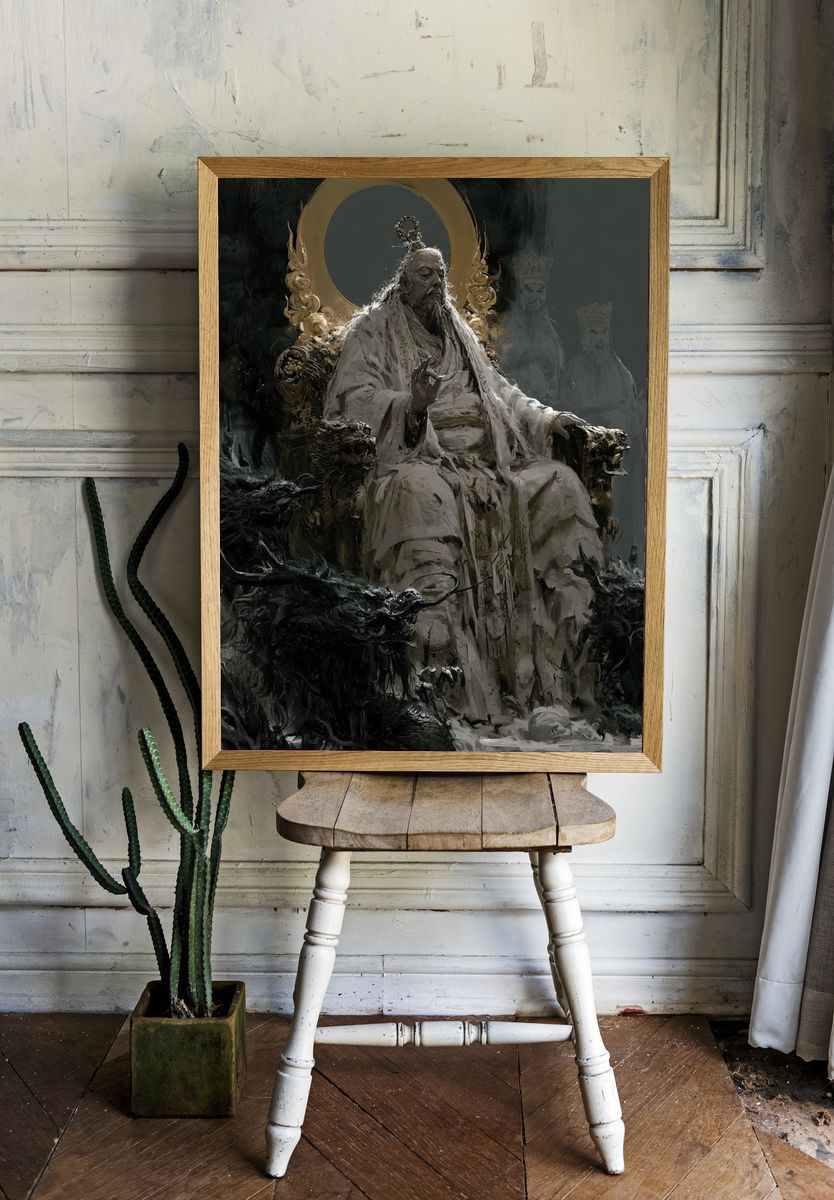 Celestial Emperor Fantasy Print. — room view 1