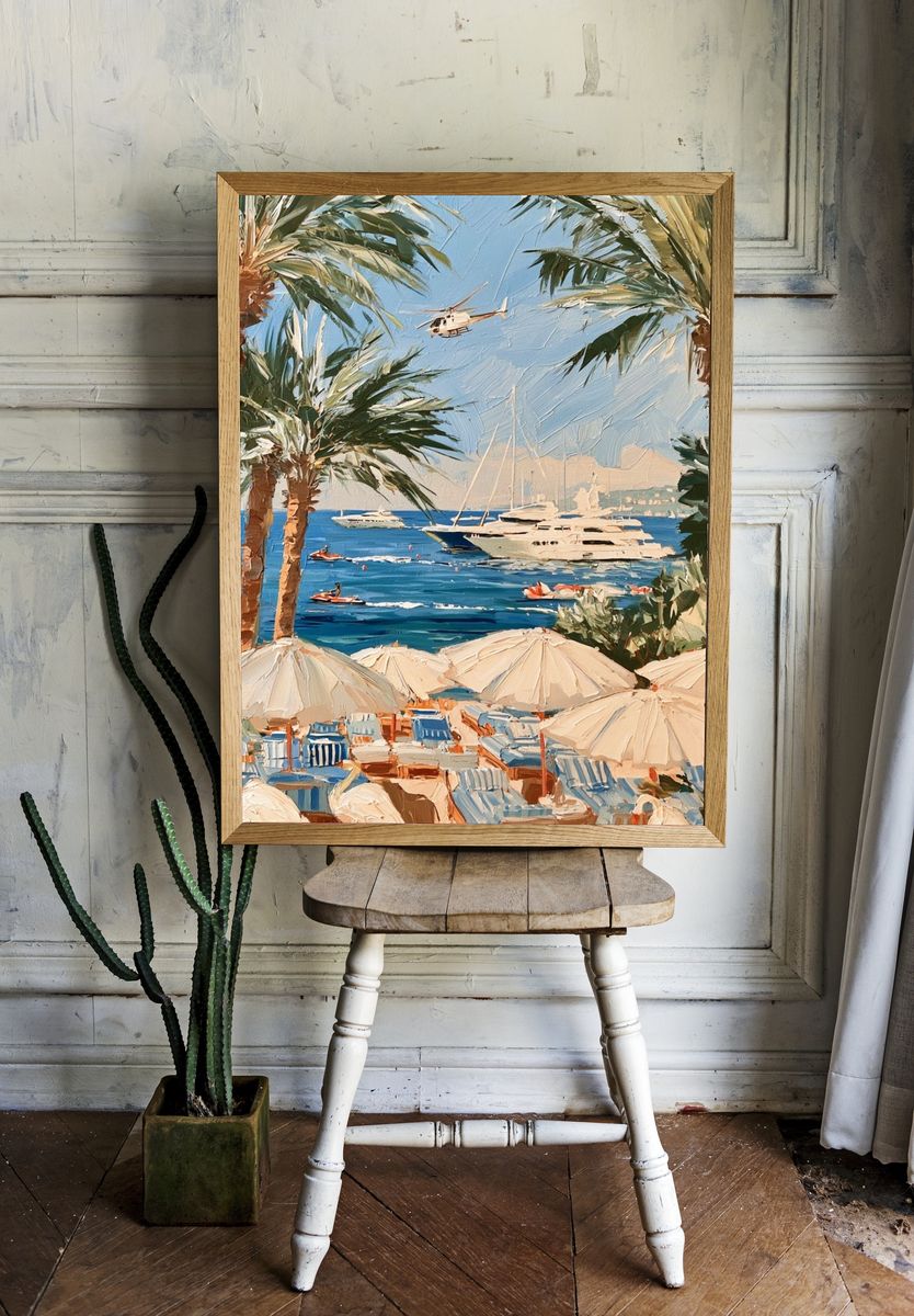 Palm Beach Harbor — Fine-Art Print. — room view 1
