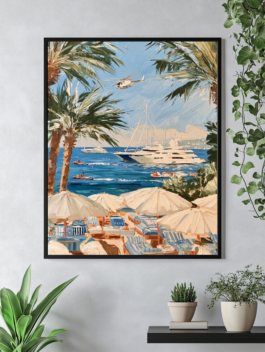 Palm Beach Harbor — Fine-Art Print. — room view 4