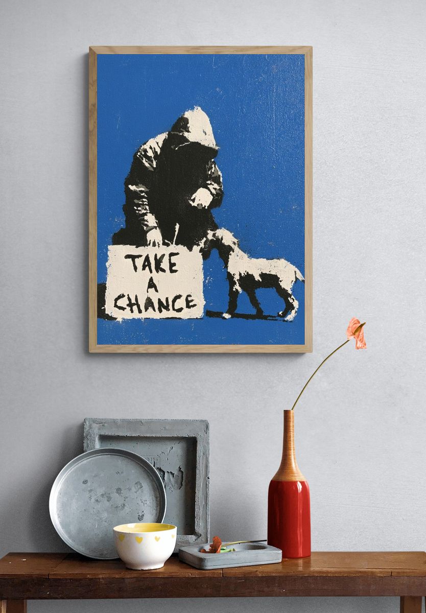 Take a Chance Street-Art Poster. — room view 3
