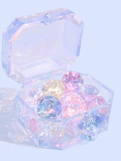 Crystal Jewelry Box — Pastel Print. poster