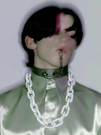 Surreal Chain Portrait Print.
