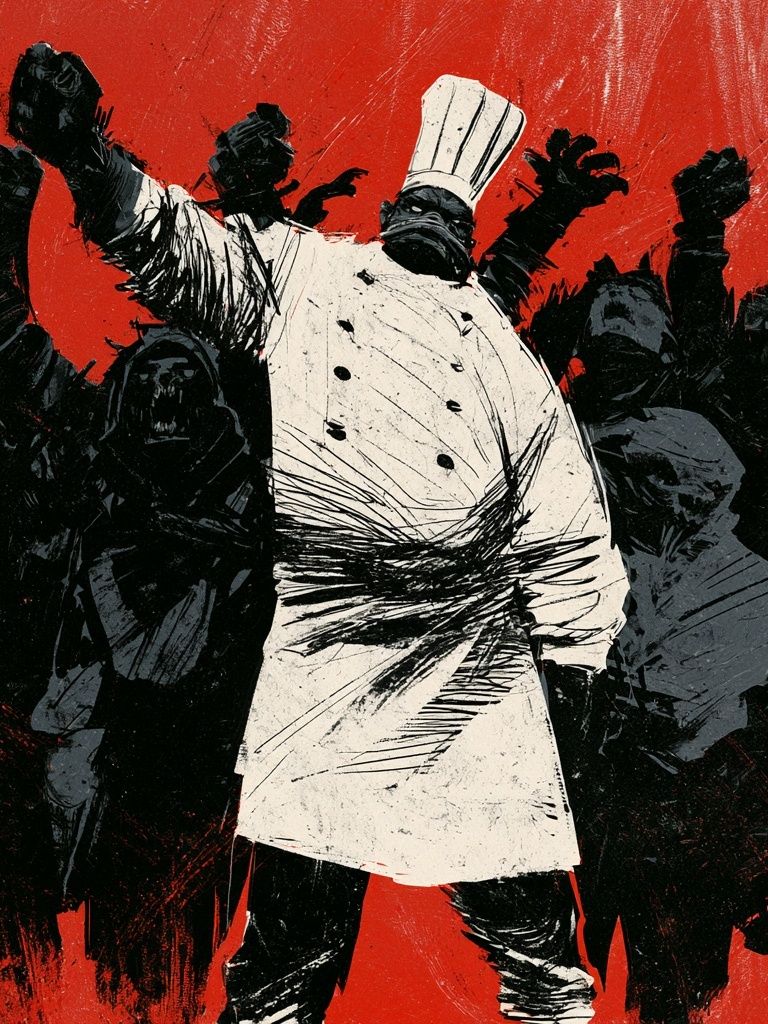 Revolutionary Chef Fine-Art Poster. poster detail