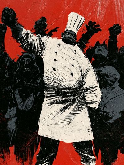 Revolutionary Chef Fine-Art Poster. poster
