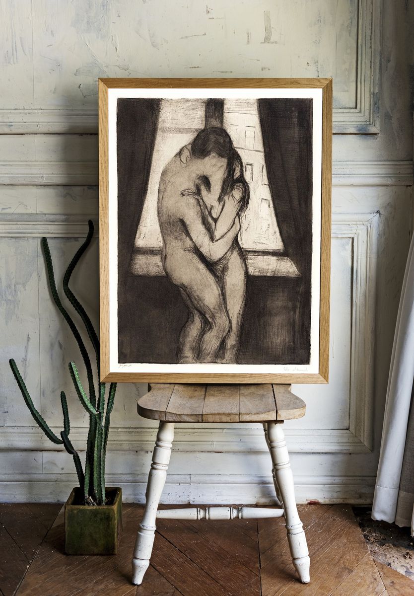 Kiss (1895) Edvard Munch room preview