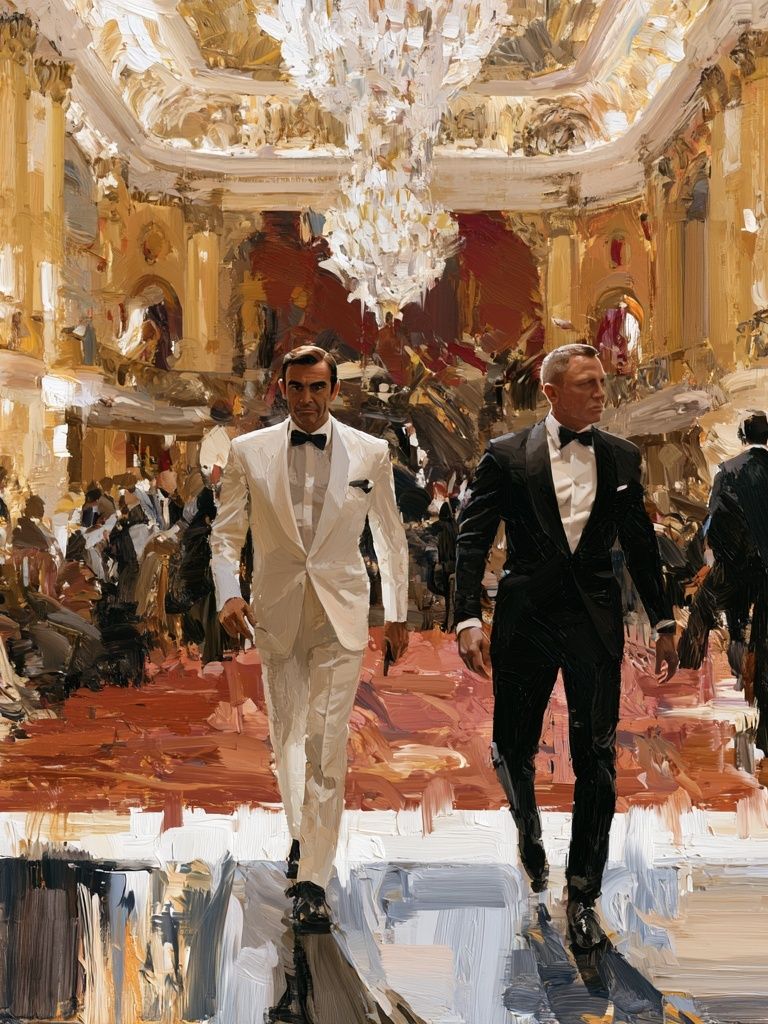 Casino Royale Ballroom Portrait Print. poster — fine-art art