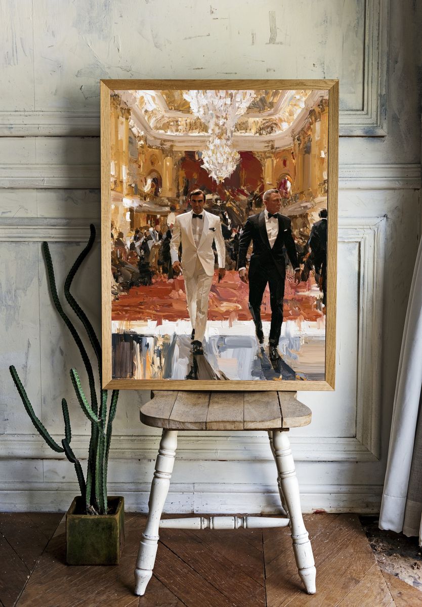 Casino Royale Ballroom Portrait Print. — room view 1
