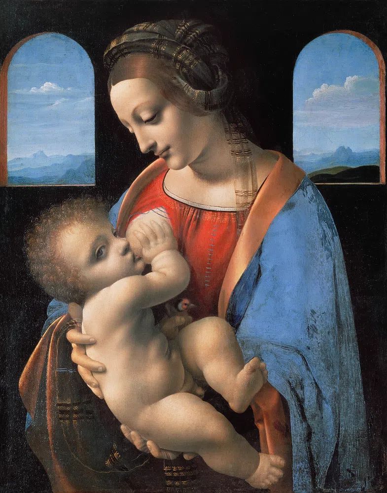 Leonardo da Vinci 's Madonna. poster detail