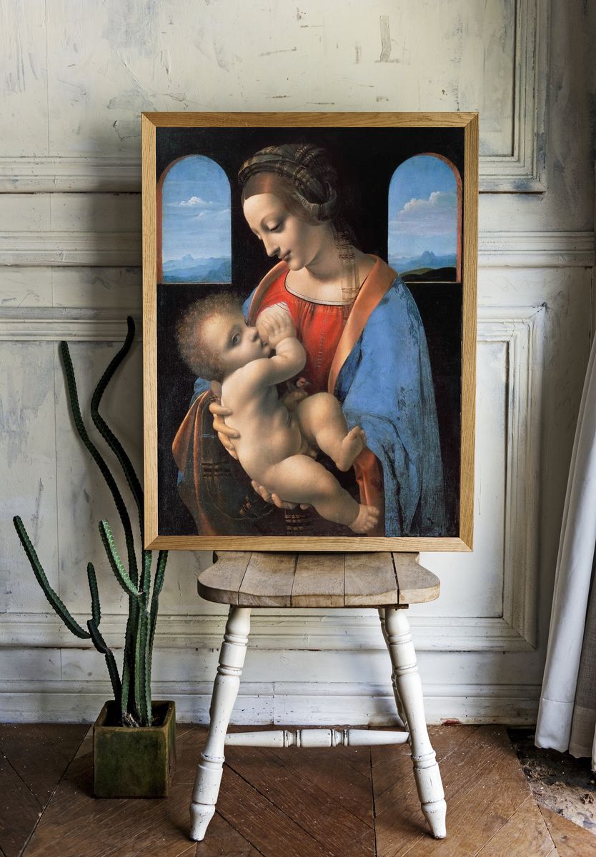 Leonardo da Vinci 's Madonna. room preview
