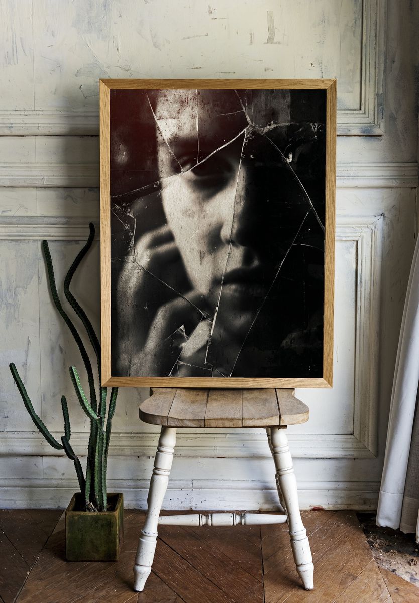 Fragmented Reflection — Fine Art Print. — room view 1