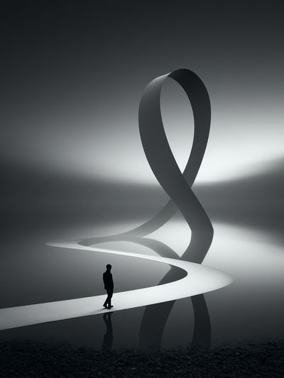 Surreal Pathway — Fine-Art Print. poster