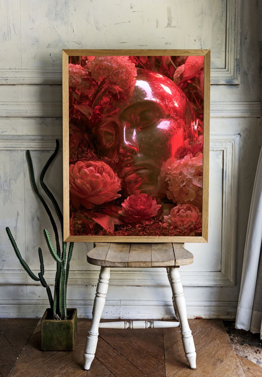 Floral Dreamscape Fine-Art Print. room preview
