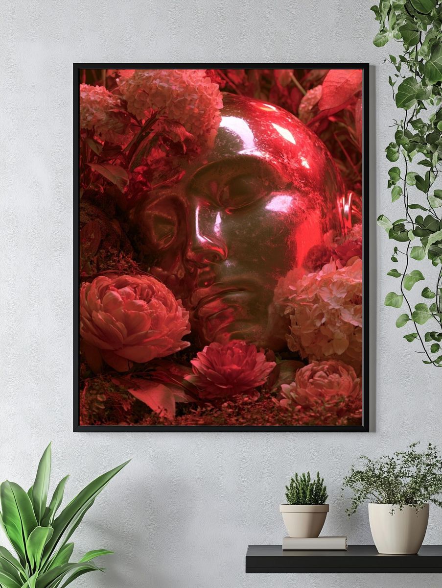 Floral Dreamscape Fine-Art Print. — room view 4