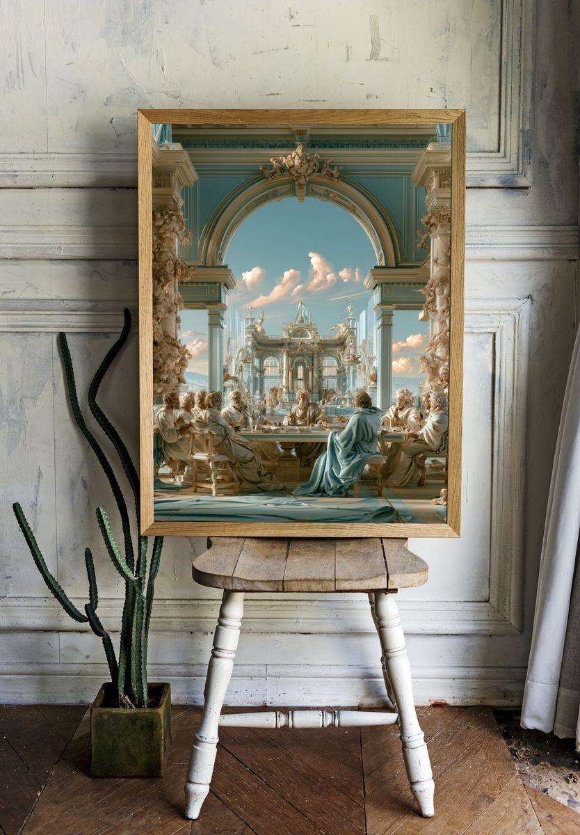 Classical Banquet Hall Fine-Art Print. room preview