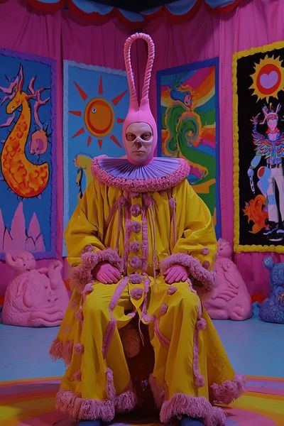 Surreal Clown Portrait Print. poster print