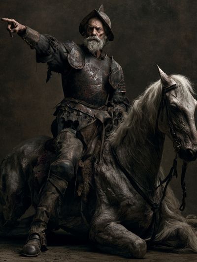 Knight on Horse Fine-Art Poster.