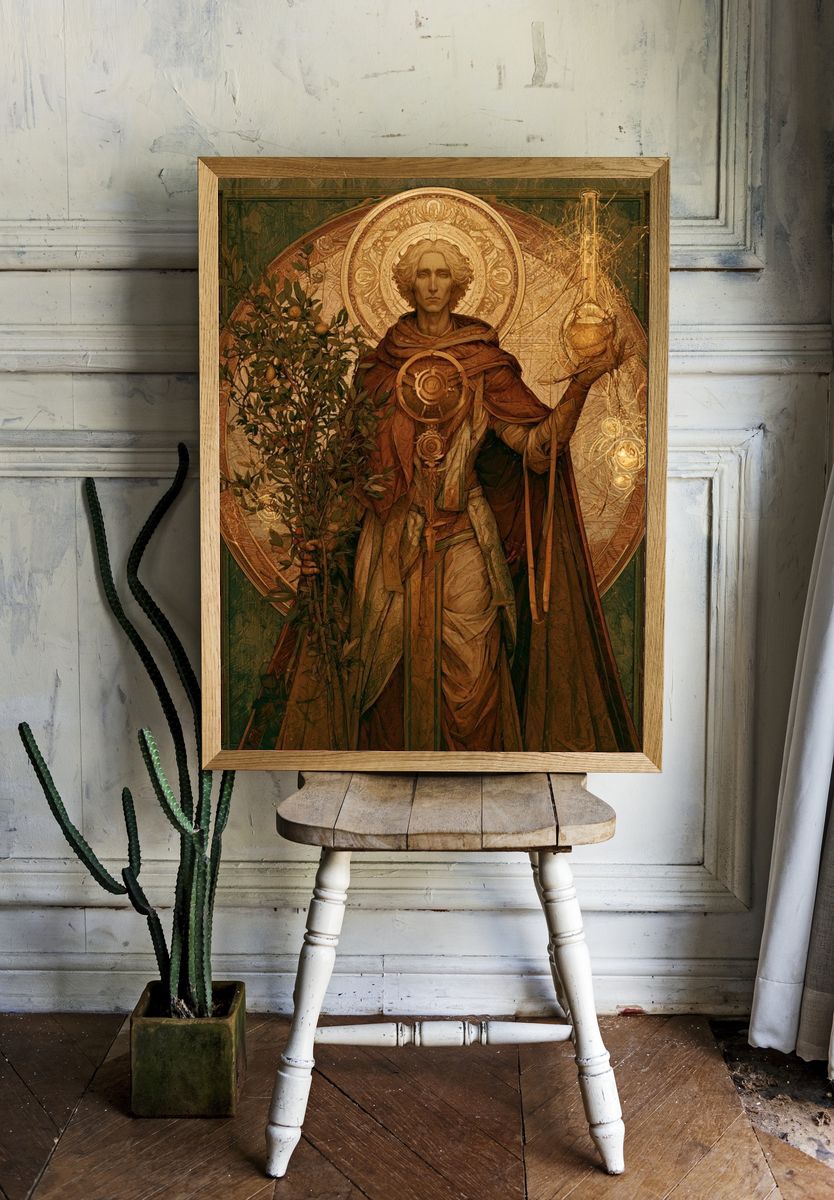 Mystic Guardian Fine-Art Poster. room preview