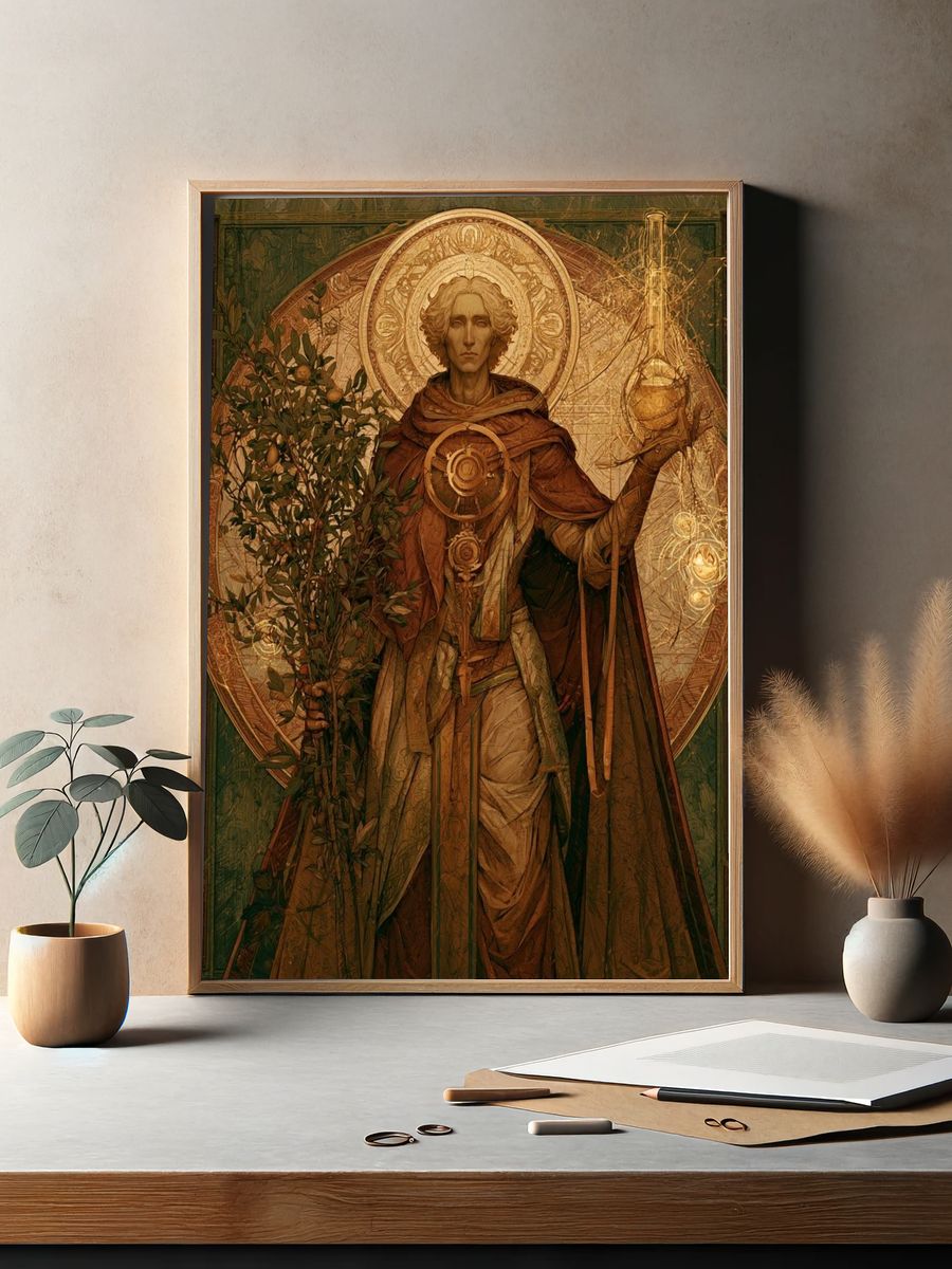 Mystic Guardian Fine-Art Poster. — room view 2