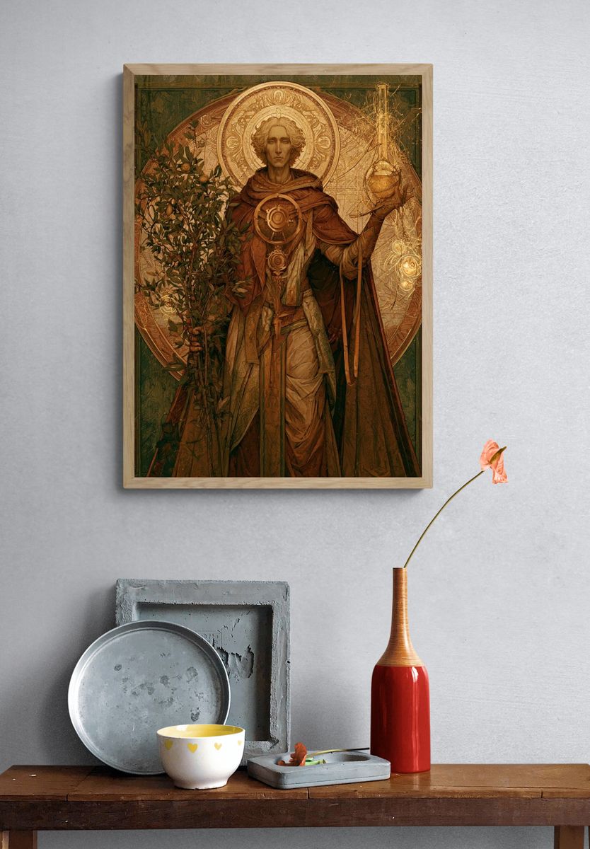 Mystic Guardian Fine-Art Poster. — room view 3