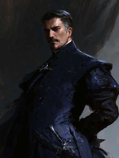 Dark Noble Portrait Print.