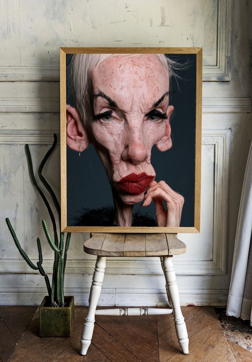 Surreal Portrait — Fine-Art Print. — room view 1