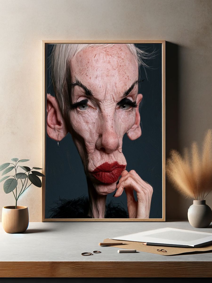 Surreal Portrait — Fine-Art Print. — room view 2