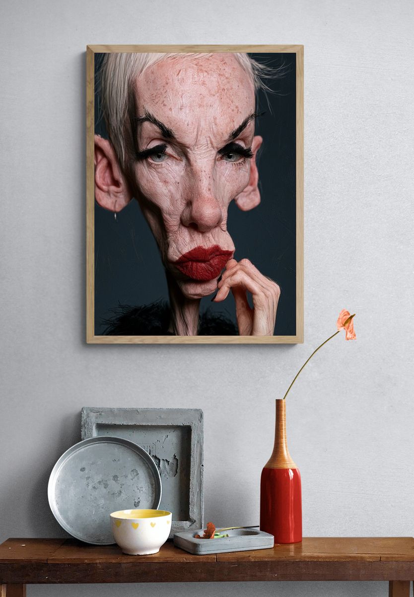 Surreal Portrait — Fine-Art Print. — room view 3