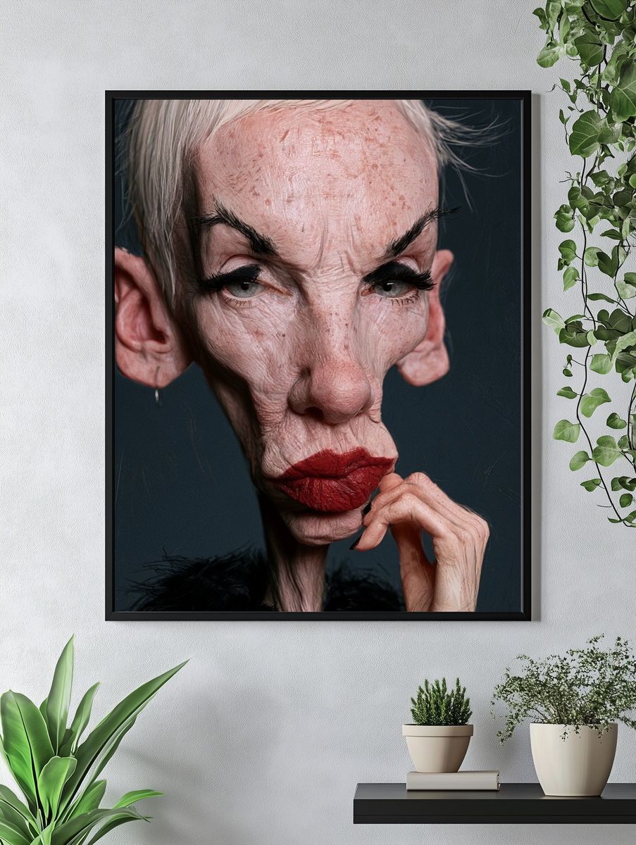Surreal Portrait — Fine-Art Print. — room view 4