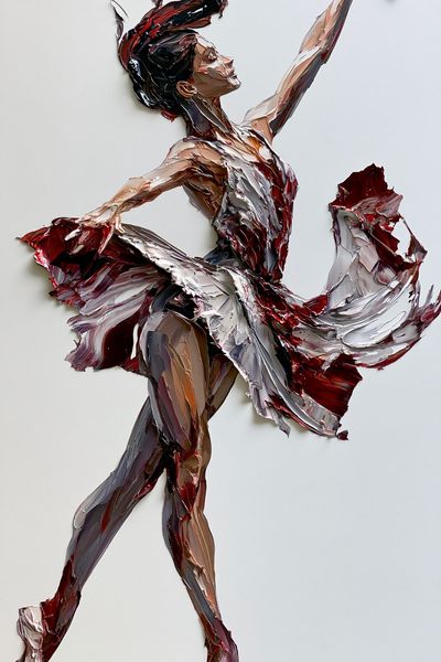 Ballet Dancer Abstract Print. poster print