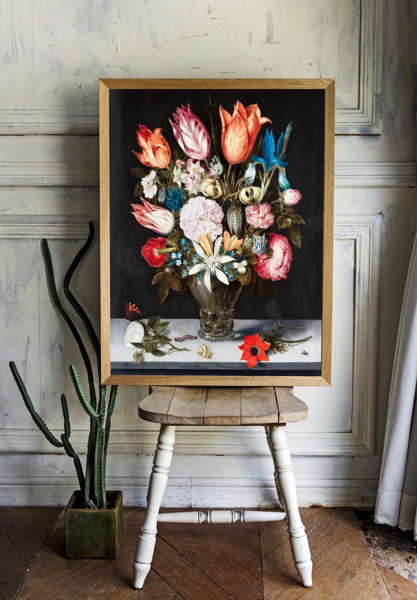 Flowers Glass (1606) Ambrosius Bosschaert. — room view 1