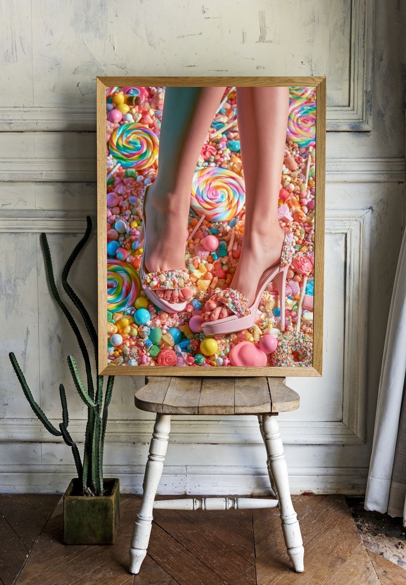 Candy Dream Fashion Poster. — room view 1