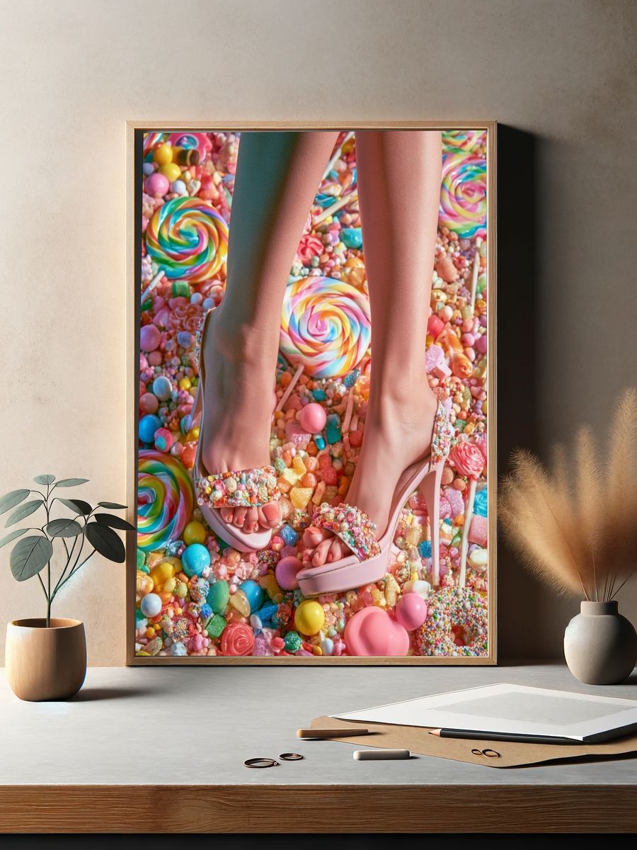 Candy Dream Fashion Poster. — room view 2