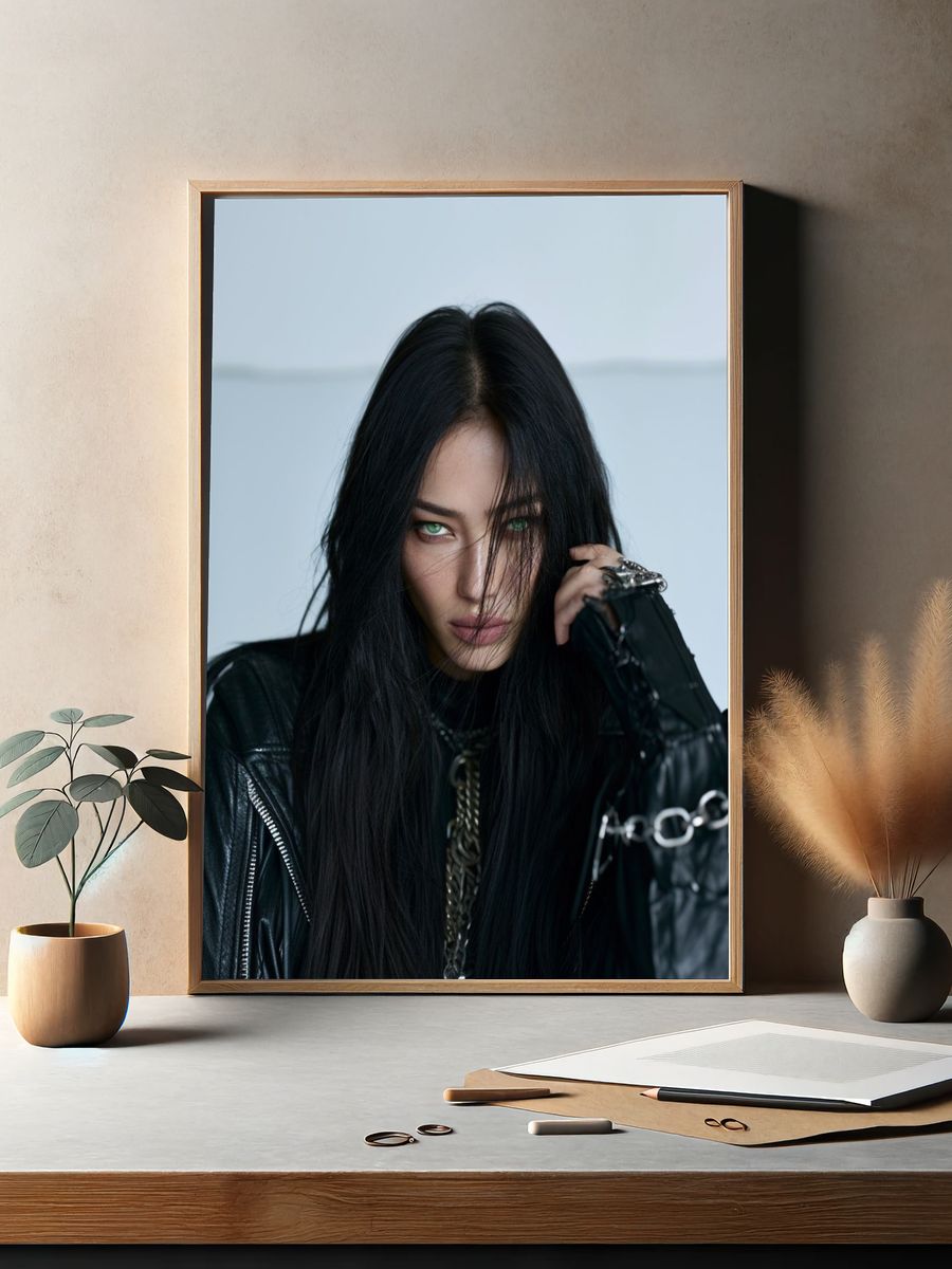 Gothic Fashion Portrait Poster. — room view 2