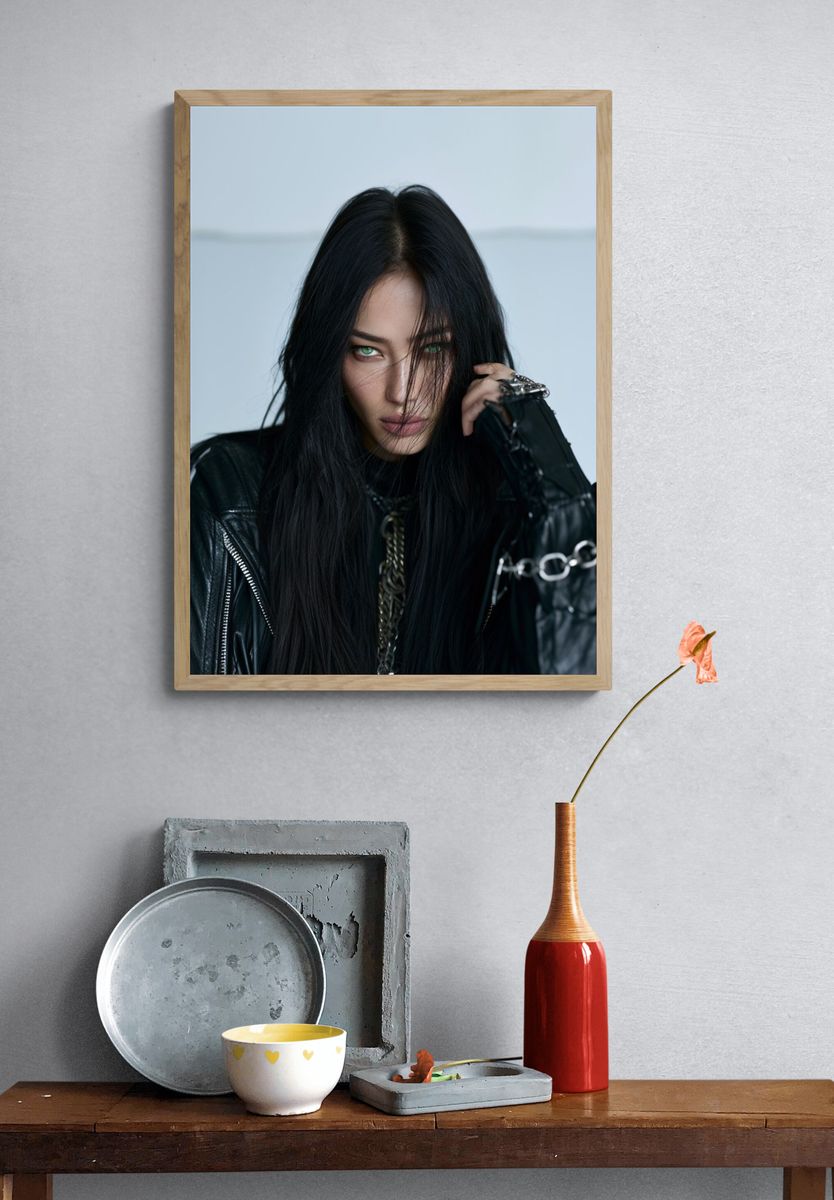 Gothic Fashion Portrait Poster. — room view 3