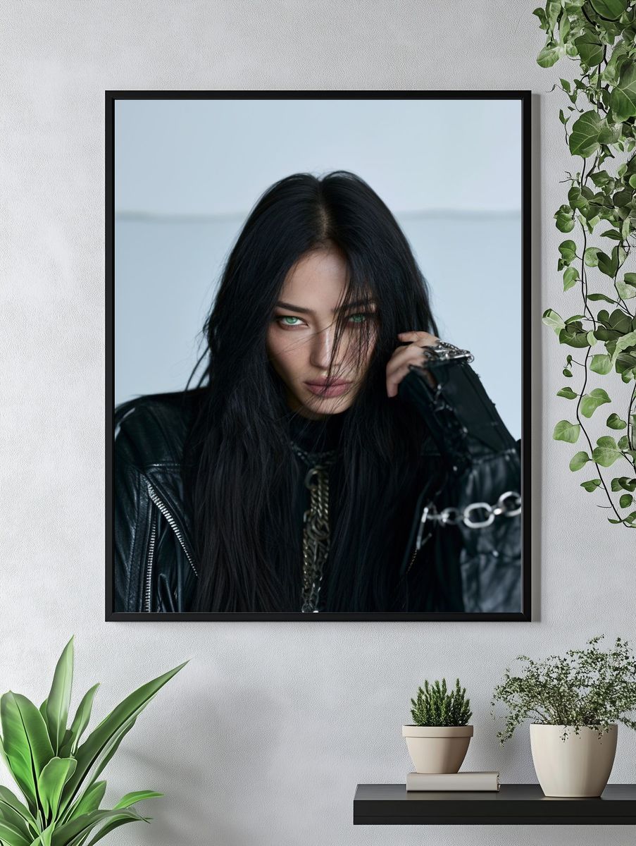 Gothic Fashion Portrait Poster. — room view 4