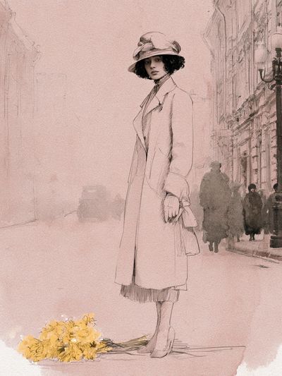 Paris Fashion Sketch Poster. poster