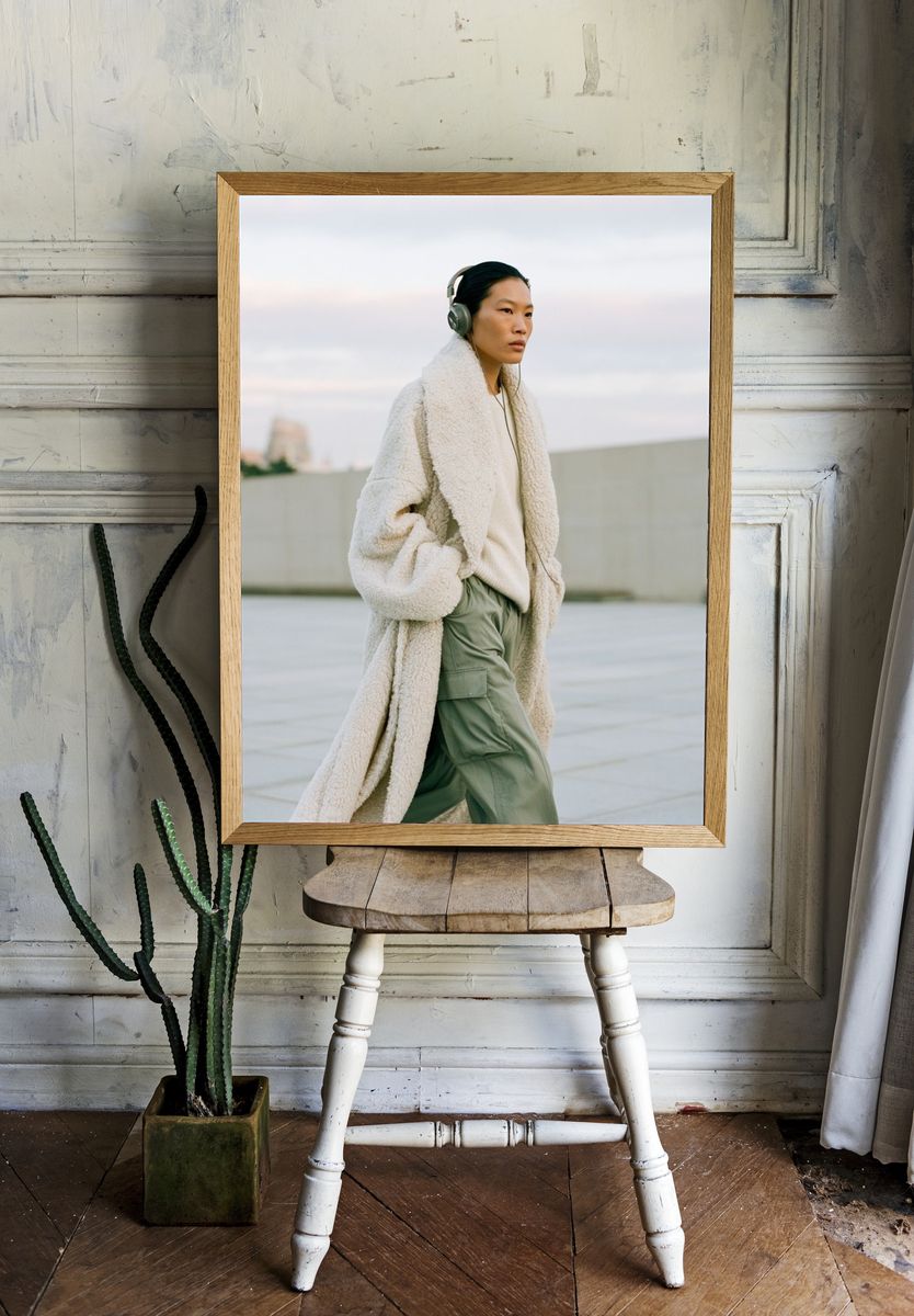 Urban Fashion Portrait Poster. — room view 1