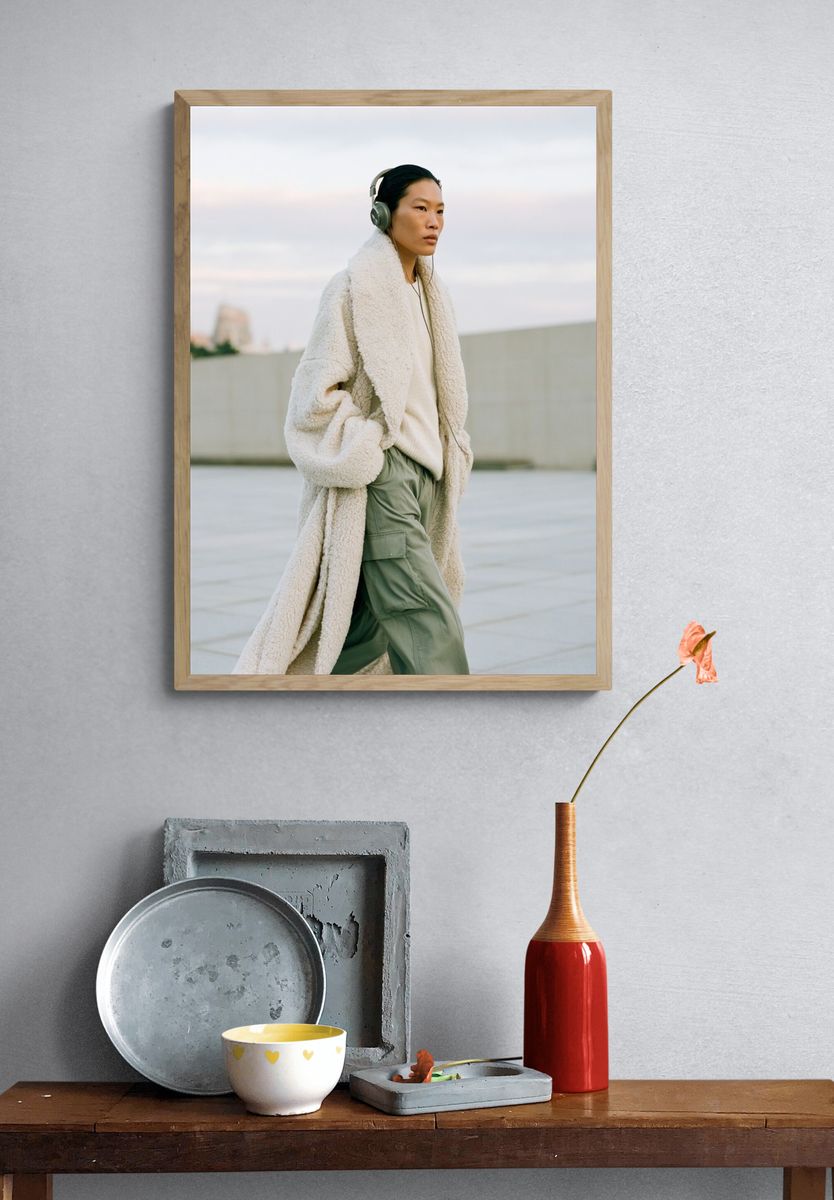 Urban Fashion Portrait Poster. — room view 3