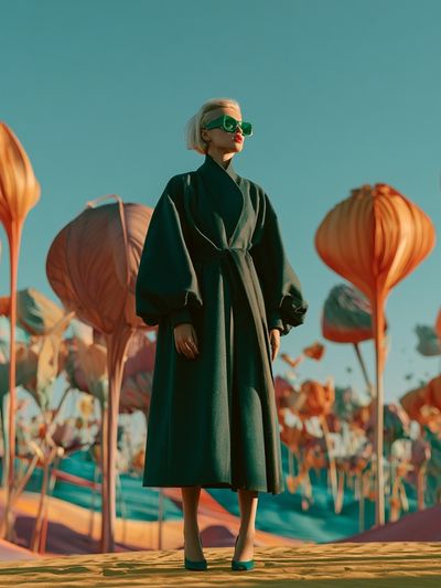 Surreal Fashion Garden Print.