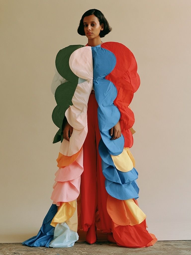 Colorful Fashion Portrait Poster. poster detail