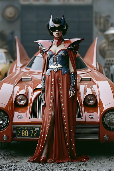 Retro Futurist Fashion Poster. poster