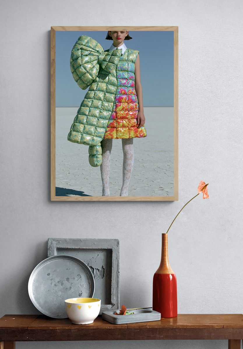 Avant-Garde Fashion Portrait Poster. — room view 3