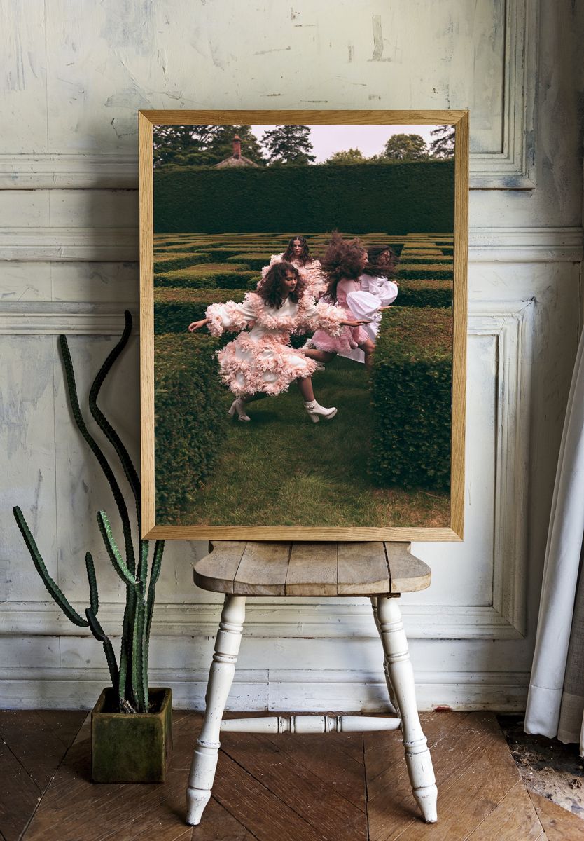 Fashion Garden Maze Photography Poster. room preview