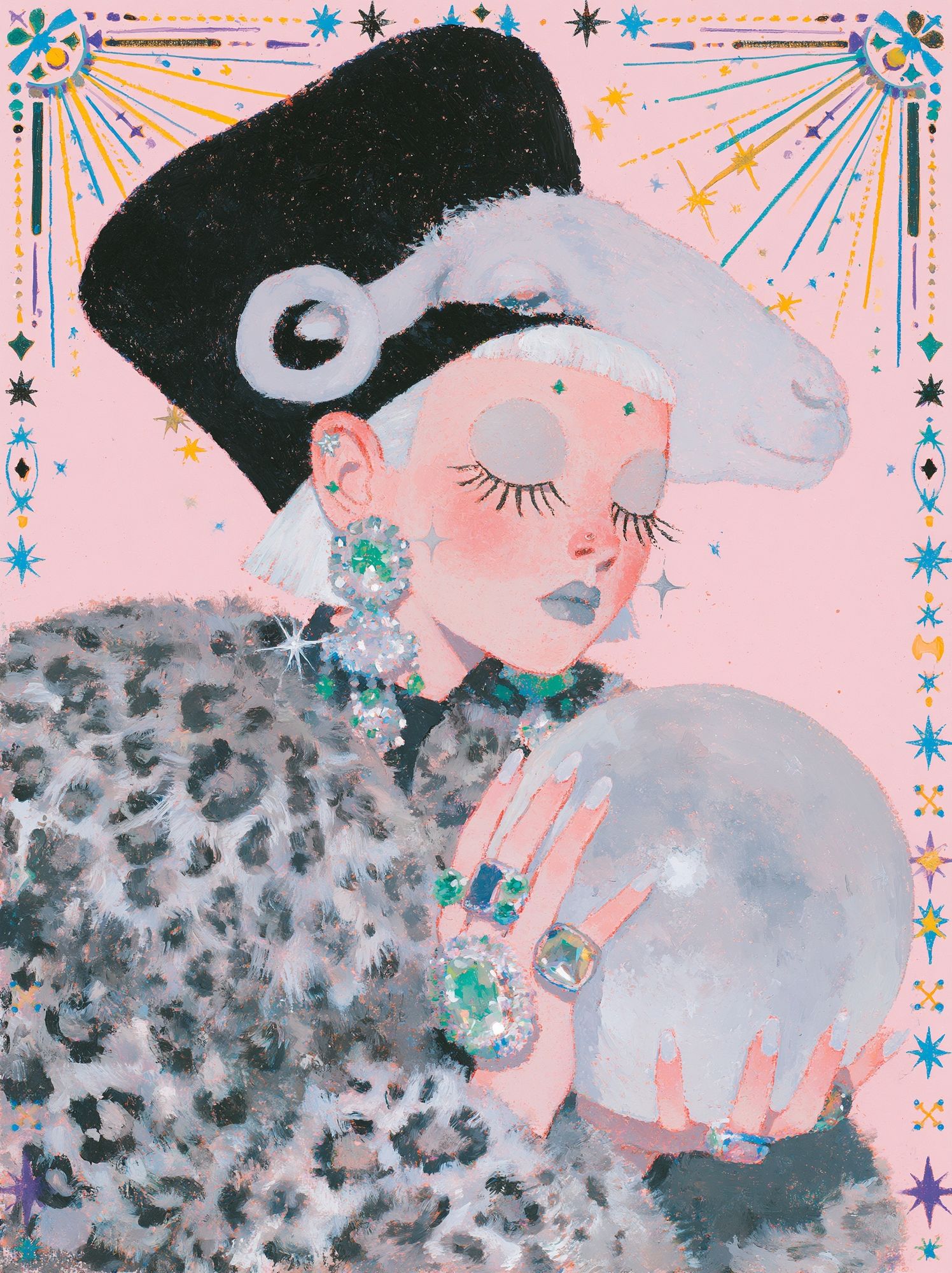 Fashion Portrait Illustration Poster. poster — fashion art