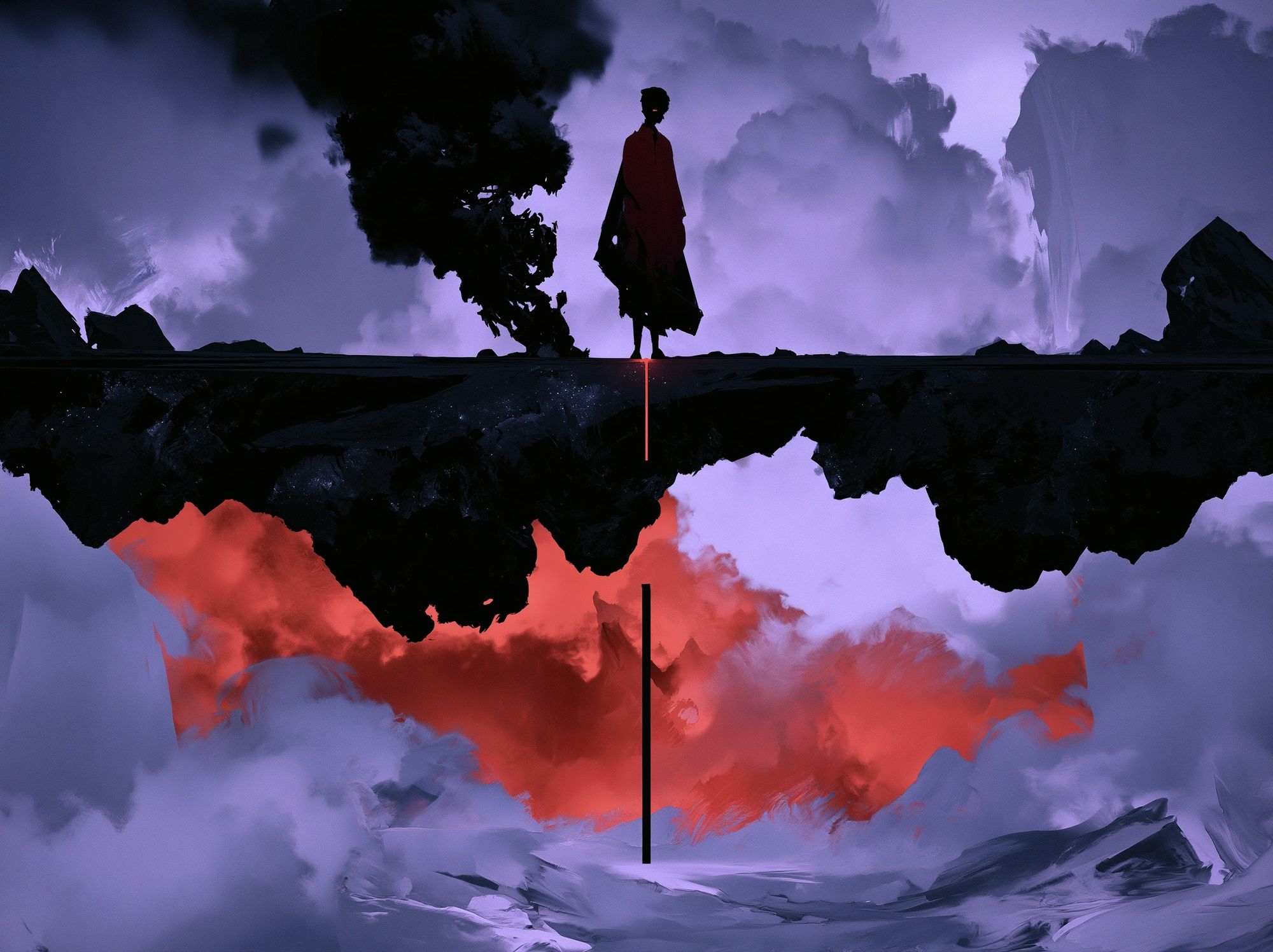 Mystic Figure Surrealism Poster. poster detail