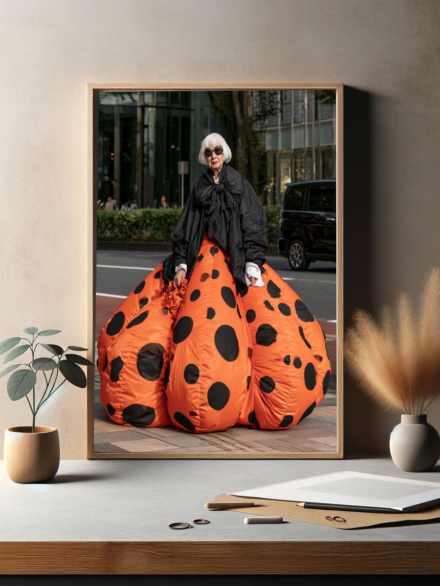 Avant-Garde Street Fashion Poster. — room view 2