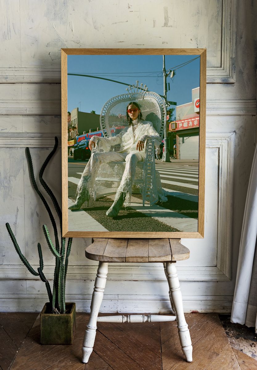 Fashion Street Portrait Poster. — room view 1