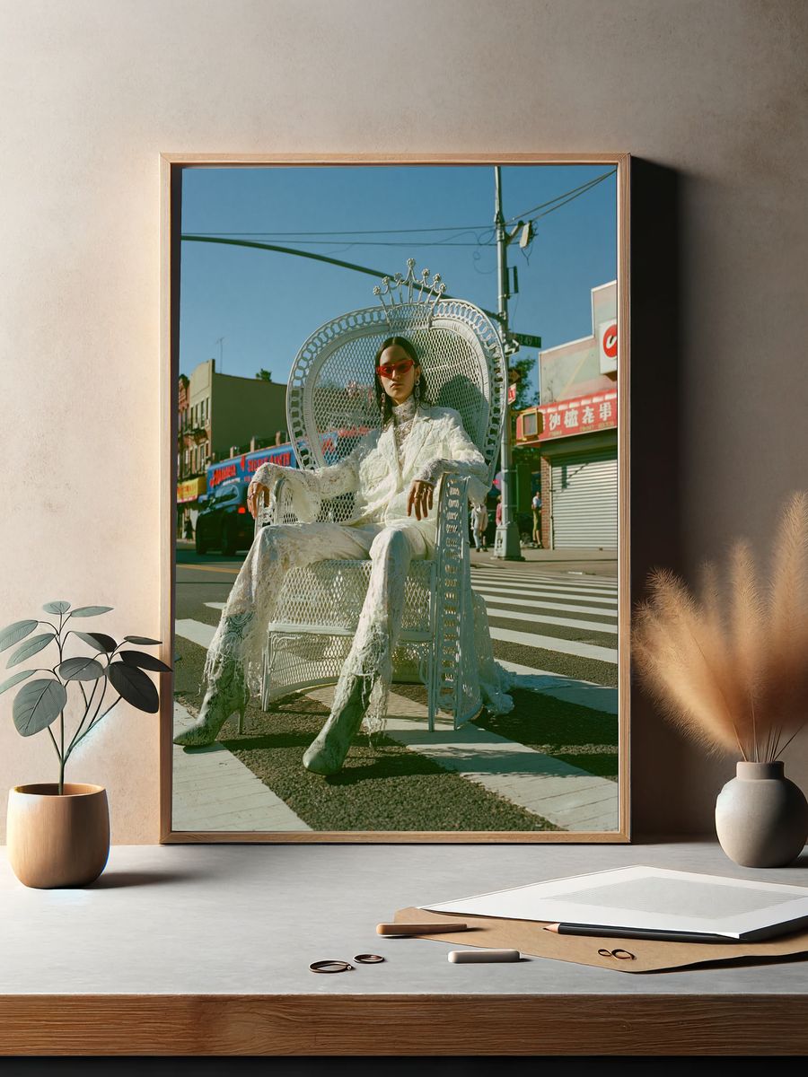 Fashion Street Portrait Poster. — room view 2