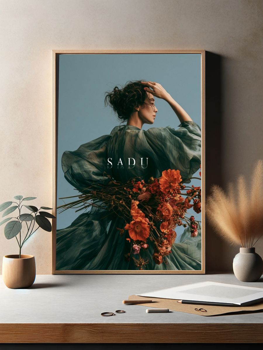 Sadu Fashion Photography Poster. — room view 2
