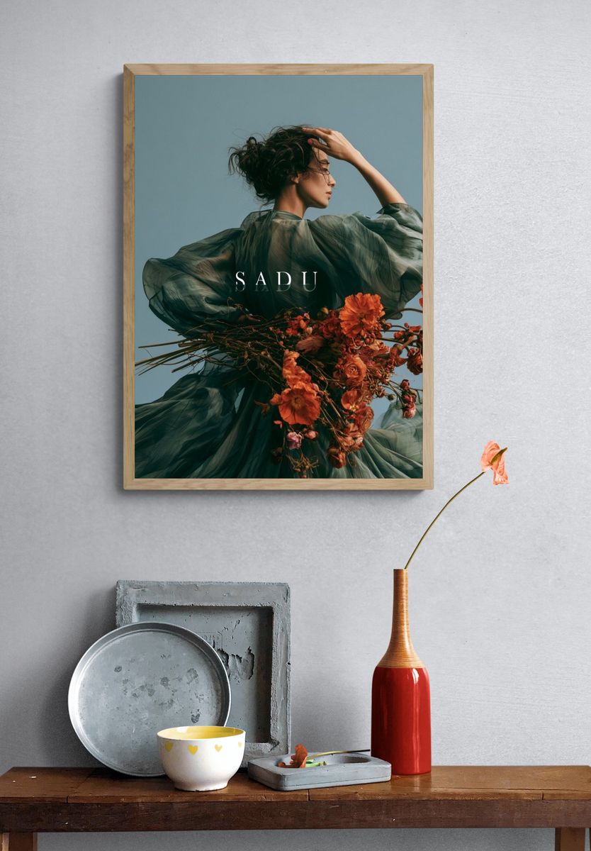 Sadu Fashion Photography Poster. — room view 3